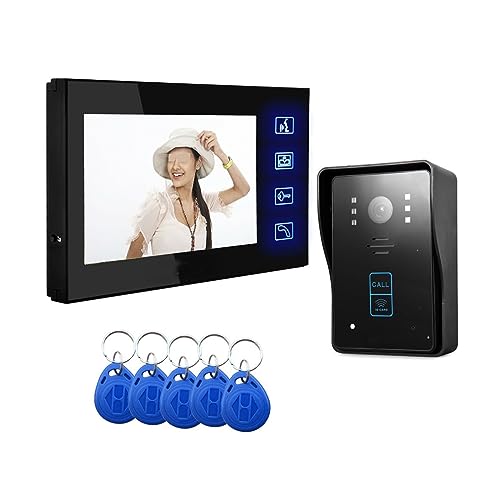 SMTYXS 7 'Color TFT LCD Video Intercom Door Bell Phone Video Intercomunicador De Doble Vía con RFID(A Kit)