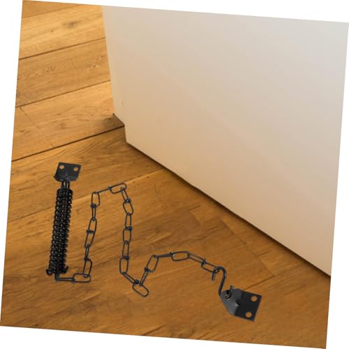 Cadena de puerta de seguridad con resorte resistente para proteger tu hogar 6