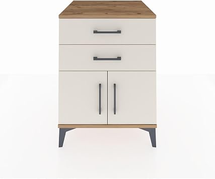 Kronos Komodin Tek Rafl  2  ekmeceli 2 Kapakl  60x59x80  am-Ayta
