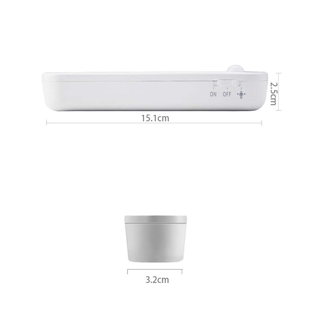 Sensore di Luce, la Luce di Notte Portable LED, 1.2W luminosità, della Temperatura 2800K a Colori, USB, 2 modalità di Illuminazione, Magnetico, Risparmio energetico (3 Pack),Rosa