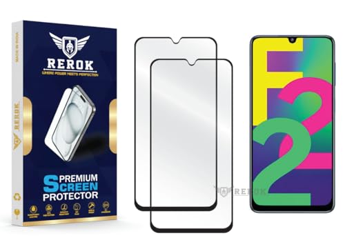 Image of Gorilla Tempered Glass Screen Protector Compatible with Samsung Galaxy F22 4G [Pack of 2] | Edge-to-Edge, Bubble-Free, Case Friendly, Easy Installation Kit