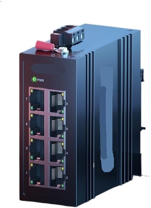 Industrial 8-Port Megabit Ethernet Unmanaged Plug and Play