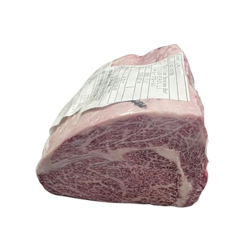 Premium A5 Grade Wagyu Ribeye Steak - 500g (17.6 oz) - Authentic Japanese Beef High Marbling Gourmet Hand-Cut Steak