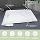 MaxxGoods orthopädisches Kissen, Nackenstützkissen aus Visco Gelschaum mit Aloe Vera Schutzbezug & Innenbezug aus 100% Baumwolle - Kopfkissen, Kissen für Seitenschläfer (42cm x 70cm x 15cm)