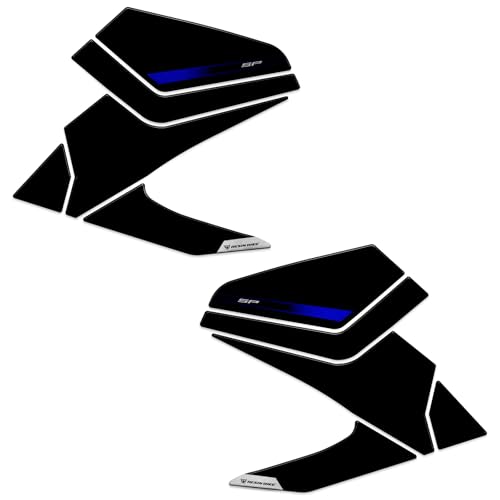 Autocollants 3D Résinés Made in Italy de Haute Qualité pour Réservoir Yamaha MT-09 SP 24-25