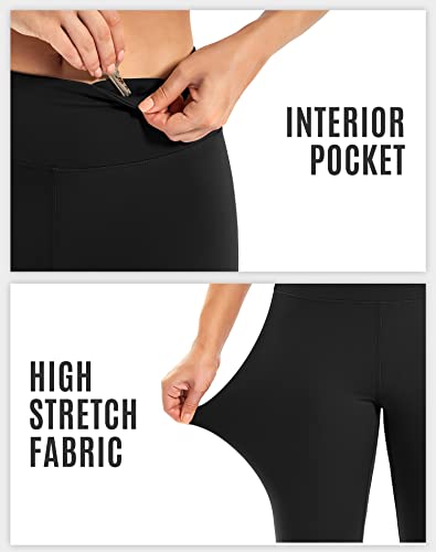 IUGA Biker Shorts for Women High Waist, Ultra Soft Womens Workout Shorts with Inner Pocket Opaque Yoga Gym Running Shorts 8"3