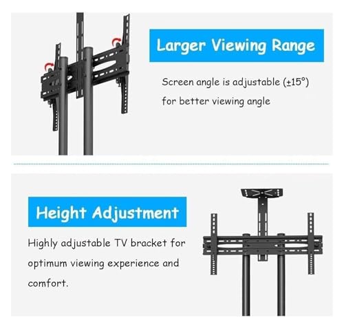 Soporte de TV móvil universal con ruedas miniatura 6