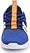 YOLARK Boys Girls Sneakers for Kids Non-Slip Tennis Shoes Fashion Lightweight Breathable Running Sport Athletic(Blue White Toddler Size 10)