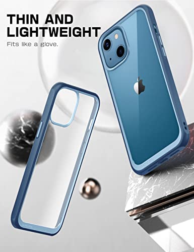Supcase Unicorn Beetle Style Series Case For Iphone 13 (2021 Release) 6.1 Inch, Premium Hybrid Protective Clear Case (Azure) #TOP2