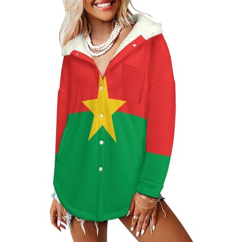 Sweat à capuche hiver chaud Burkina Faso pour vos sorties décontractées