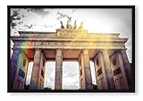 Pixxprint Brandenburger Tor in Berlin, Poster im 