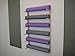 Foam Roller and Yoga Mat Storage Rack Wall Mount in Sustainable Hardwood (36