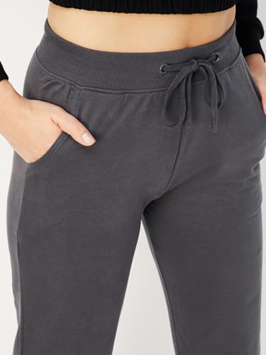 Image of Max Women Mid Rise Solid Sports Joggers