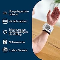 OMRON RS4 Automatisches Handgelenk-Blutdruckmessgerät, Testsieger Stiftung Warentest 11/2023, klinisch validiert, mit Speicher, Positionierungssensor für genaue Messung, Manschettensitzkontrolle – Ansicht 5