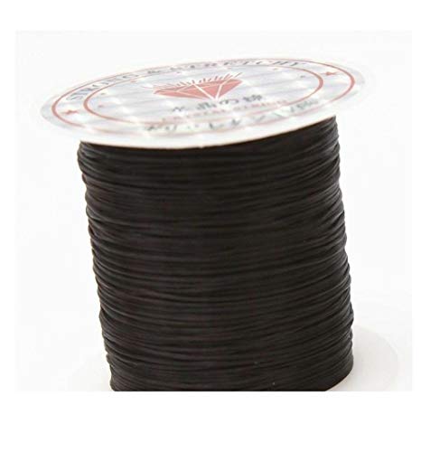393 Forte cavo di perline di cristallo flessibile 1mm per bracciali filo elasticizzato filo collana di gioielli fai da te che fa la linea di corda-393 pollici Colore 19
