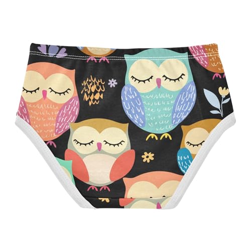 Animal Toddler Girls Underwear 2t Cotton Cute Panties Girl Cute Cartoon Owls Funny Undies Kids Briefs2