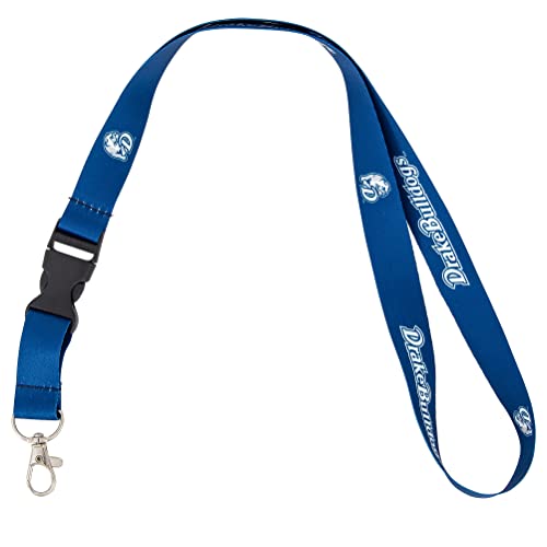 Desert Cactus Drake University Lanyard Bulldogs Car Keys ID Badge Holder Keychain Detachable Breakaway Snap Buckle (Blue)