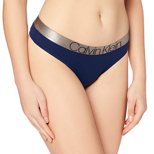 Calvin Klein Thong Lencer�a, Nueva Marina, M Unisex Adulto