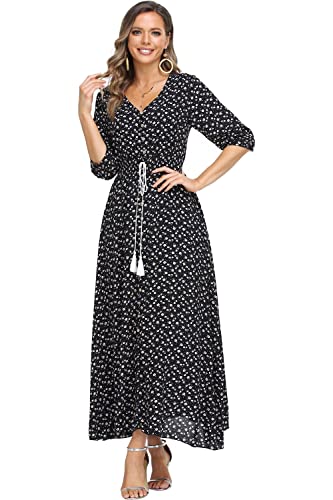 Image of Casual Summer Dresses for Women 2026 Maxi Dress Flowy Bohemian Beach Party