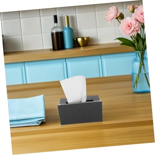 Dispensador de toallas negro rectangular de pared para cocina doméstica 8
