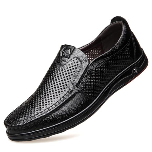 Men's Casual Leather Shoes, Business Slippers, Comfortable and Fashionable Men's Driving Shoes