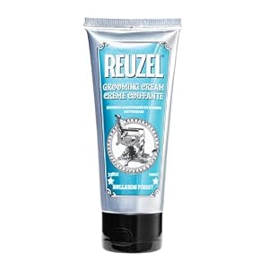 Reuzel Grooming Hair Cream for Men – Subtle, Sugary Rum Fragrance – Low Shine Finish – Contains Moisturizing Properties – No Buildup – Natural, Pliable Hold – Suitable for All Hair Types – 100 ml