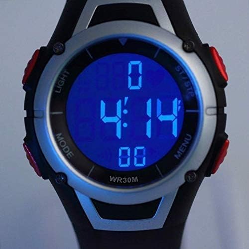 Monitor de frecuencia cardíaca, correa de pecho, reloj deportivo impermeable con retroiluminación y alarma para natación, correr, bucear y entrenar, rastreador de fitness con clasificación IP68