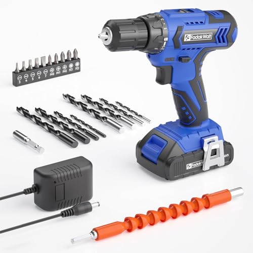 Fadawalt Taladro A Bateria, 20v Taladro Atornillador Batería, Atornillador Electrico 21 1 Ajustes De Par, Juego De Accesorios De Bricolaje, 2 Velocidades, Apto Para Madera Y Metal Fadawalt Taladro A Bateria, 20v Taladro Atornillador Batería, Atornillador Electrico 21 1 Ajustes De Par, Juego De Accesorios De Bricolaje, 2 Velocidades, Apto Para Madera Y Metal