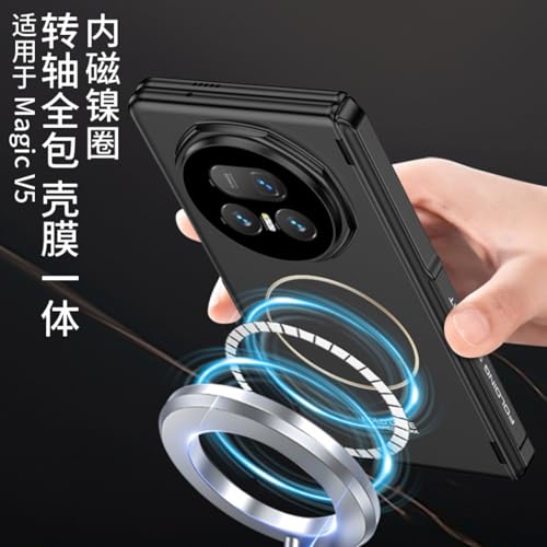 Coque Honor Magic V5 antichoc compatible charge sans fil et béquille