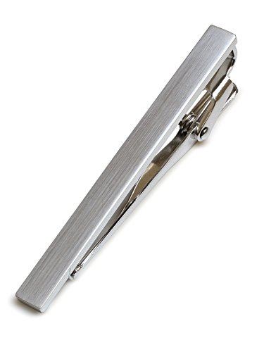 TAVARAT ネクタイピン 真鍮 サテーナ加工 ワニロ式 シルバー