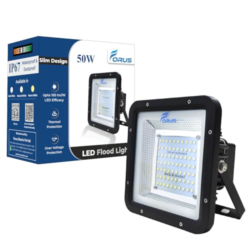 LED vs Halogen Lamps: Which Is Better for Your Home? 12 Forus 50W LED Flood Light 4 Years Warranty IP67 Waterproof Outdoo...