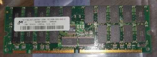 MICRON MEMORY MODULE:1GB SYNCH 133MHZ CL3 ECC 168PIN DIMM