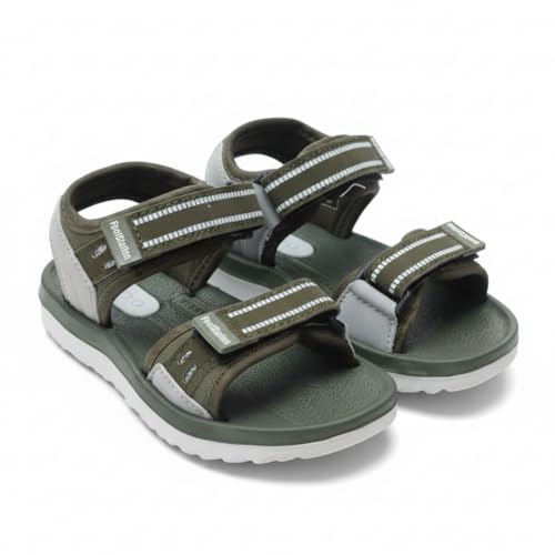 Image of Kids Open Toe Sports Sandals | Comfortable Lightweight Double Welcro Outdoor Athletic Sandals for Boys, Girls & Toddlers | Daily Play Shoe (1-10 Years)
