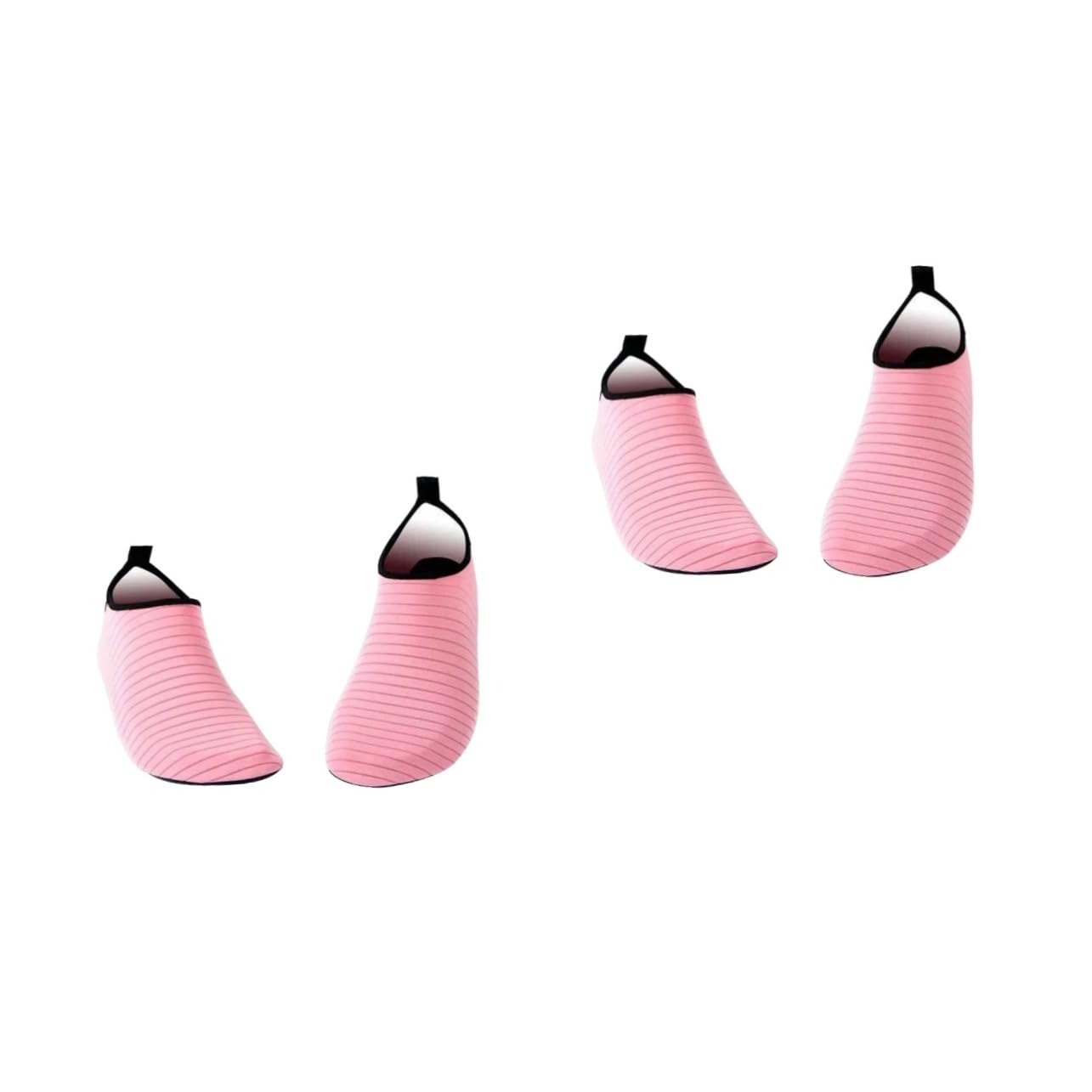 PACKOVE 2paare Einstellbare Silikon- -socken rutschfeste Yogasocken Für Damen Herren Dicke Fitness-socken Für Yoga Tanz Und Zuhause
