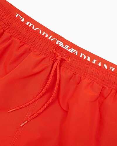 Emporio Armani Men's Logo Band Solid Swim Trunk3