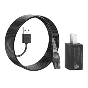 5V Fast Charger Fit for Philips Norelco 2400 3900 2600 3600 5400 X5000 7200 7800 i9000 Series Wet and Dry Electric Shaver, Model X3001 S3243 X3052 S3341 S5880 X5004 X5006 S7887 S7885