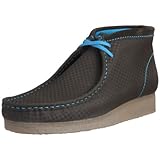 [クラークス] 本革 レースアップ モカシン ワラビーブーツ(旧仕様) メンズ Charcoal Leather UK 075(25.5cm)