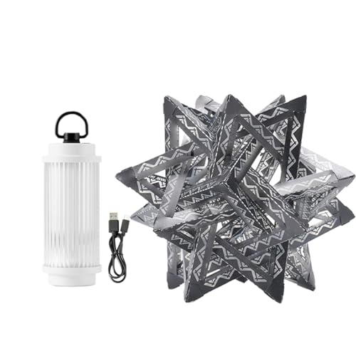 Lumières de tente de lampe de camping étanche suspendue pour auvent extérieur - 6