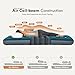 Outraveler Single Size Camping Air Mattress with Built in Foot Pump, Inflatable Bed Blow Up Mattress Sleeping Pad