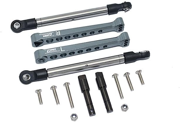 Aluminum Rear SWAY BAR & Stainless Steel Linkage LOSI 1/10 LASERNUT Tenacity LOS234038 LU4312RS - (Color: Black)