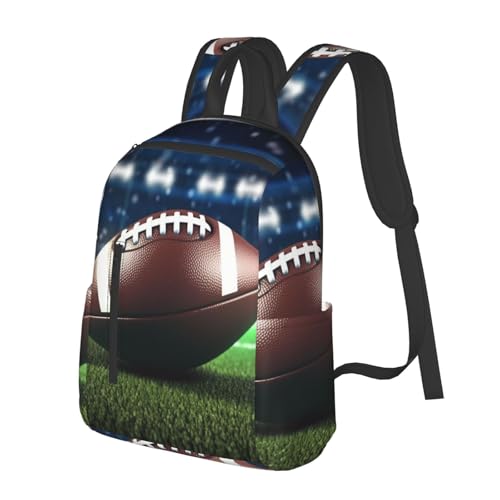 Casual Backpack for Women Men American Football Lightweight Daypack Large Capacity Nurse Bag2