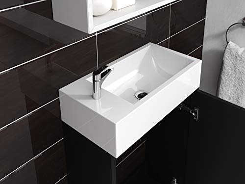Toiletmeubel Athene 40cm zwart - badkamermeubel wc-meubel wastafel - Image 6