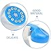 UPKOCH Retro Phone Toy - Classical Pretend Play Telephone with Interactive Dial for Kids 3+ | Blue Plastic Role Play Prop for Preschool Learning & Travel (4.13in)