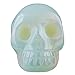 Rockcloud Healing Crystal Stone Human Reiki Skull Figurine Statue Sculptures Opalite 1.5