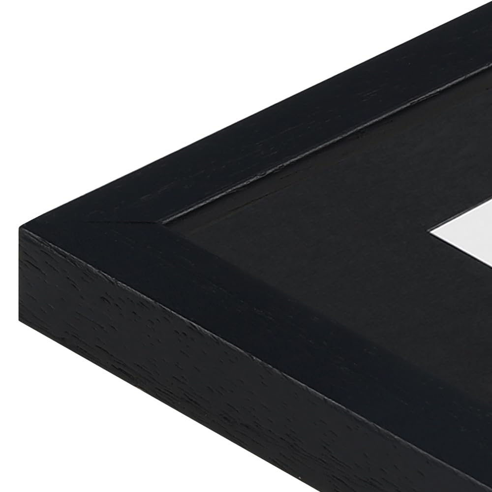 WANDStyle Cornice per Polaroid nero, per 3 fotos istantanea, in legno, in stile moderno, da appendere, Made in Germany - H950