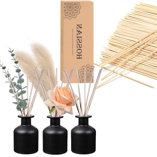 Set Difusor de Aroma HOSSIAN 3 Botellas de Vidrio 5oz miniatura 2