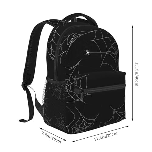 Spider Web Backpacks 15in Laptop Backpack Multipurpose Double Shoulder Bag For Men Women Gifts2