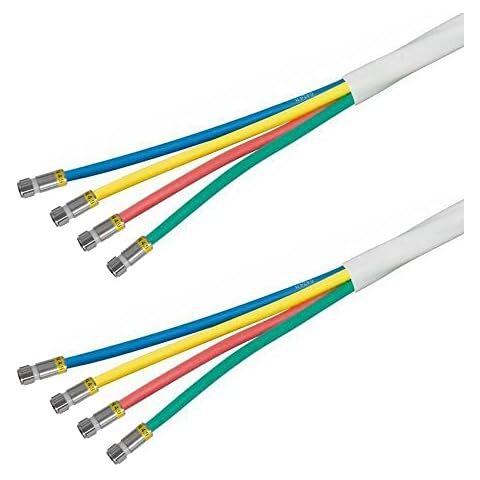 5m Quattro Quad SAT Antennenkabel Cover