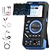 FNIRSI DST-201 3IN1 Digital Multimeter 19999 Counts TRMS, 1MHz Bandwidth Handheld Oscilloscope Multimeter DDS Generator, 5MSa/s Sample Rate, AC/DC Voltage Current Capacitor Resistor Diode Temperature