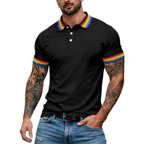 T-shirt polo homme manches courtes slim fit vêtement d'été tendance regular